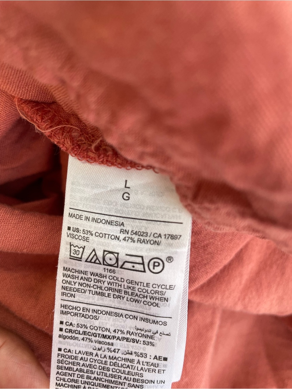 Old Navy swing dress babydoll tiered mini lightweight pockets rust autumn large - Picture 9 of 10